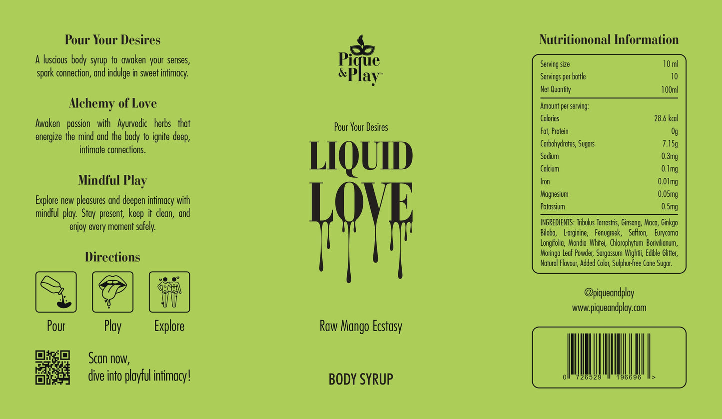 Liquid Love – Raw Mango Ecstasy